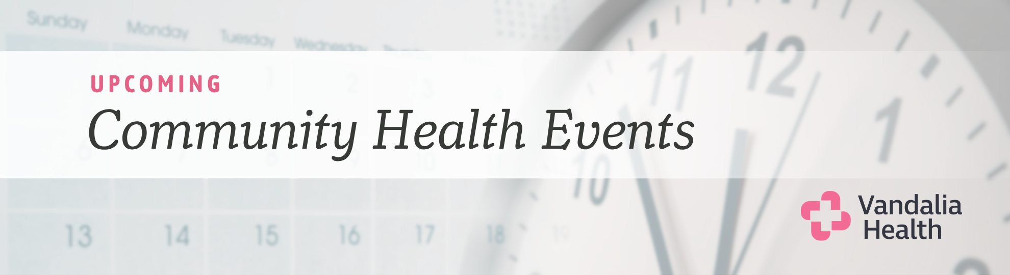 Community health events Vandalia health