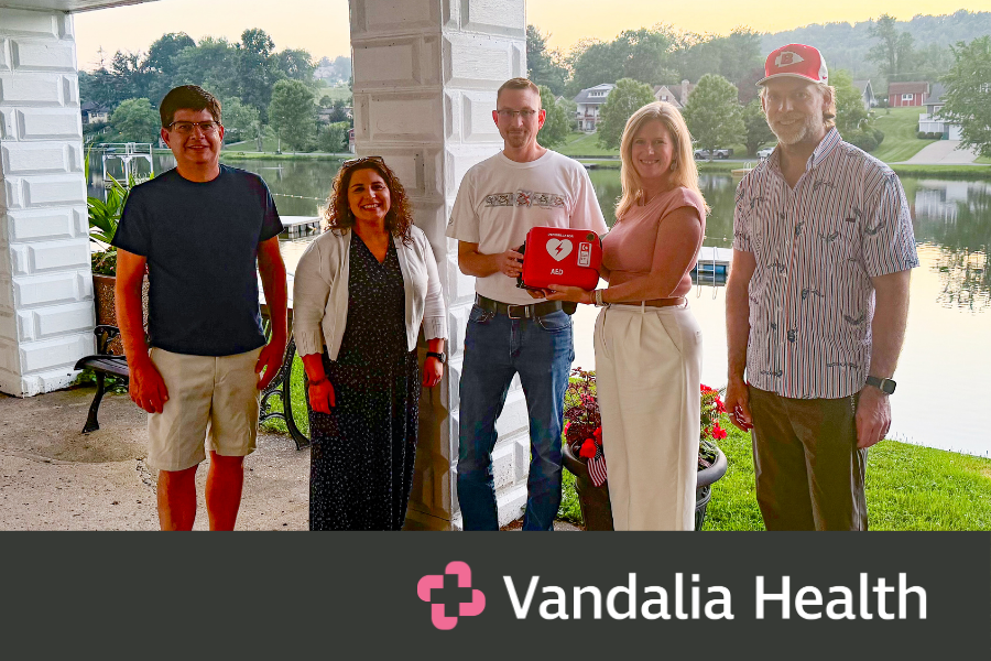 Vandalia Health donates AED to Maple Lake Club to enhance community ...