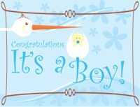 It's a Boy Card