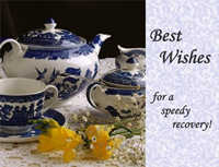 Tea party speedy recovery card