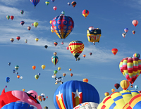 Hot air balloons